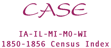 Cases in Midwest States 1850/1854/1855/1856