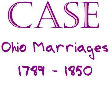Case marriages in Ohio