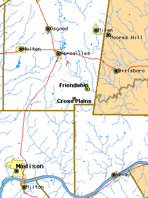map of Ripley County